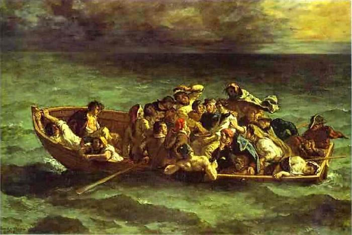 Eugene Delacroix The Shipwreck of Don Juan Sweden oil painting art
